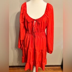 Elegant Red Women's Dress